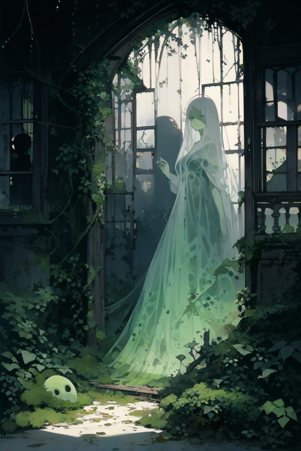 廃墟の幽霊