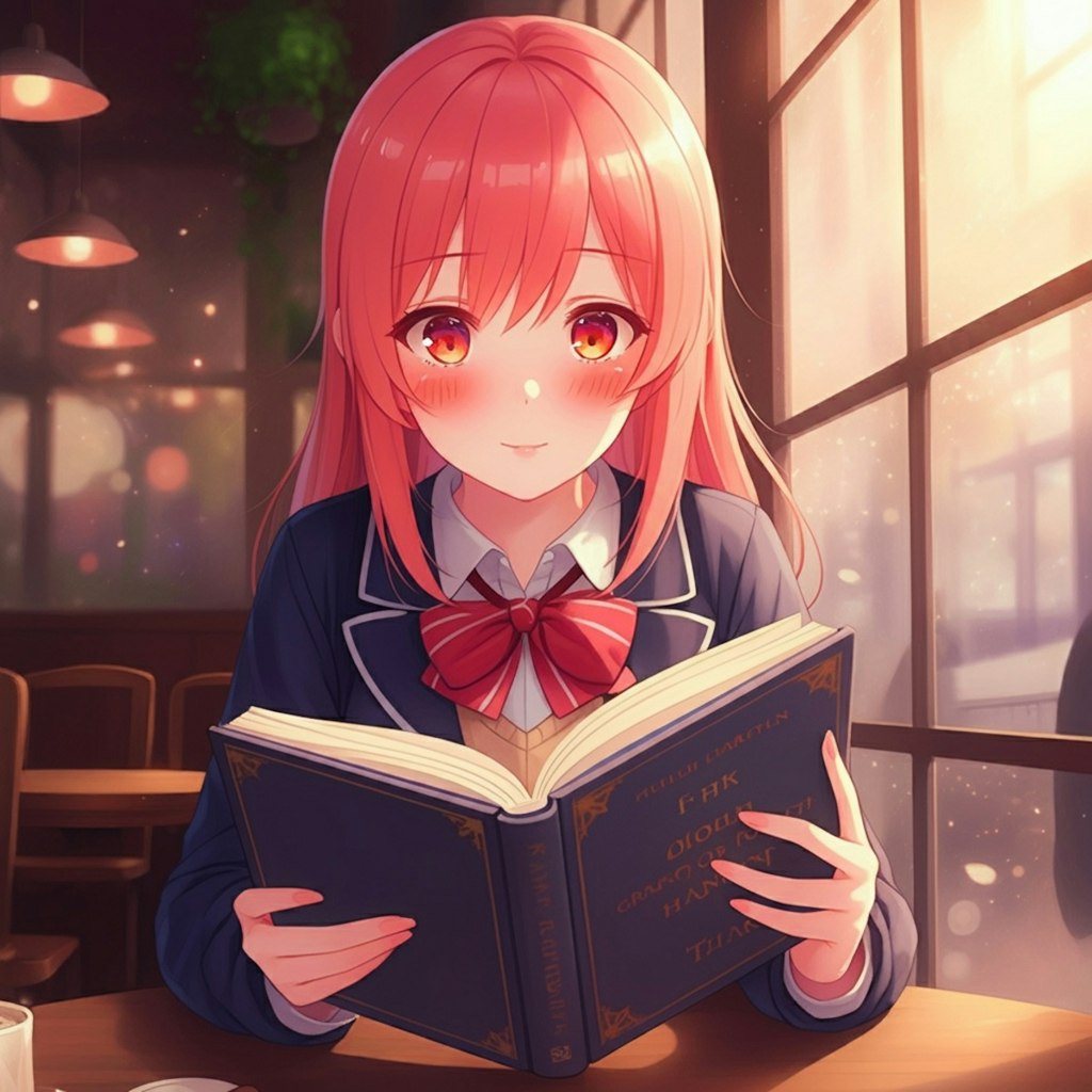 本を読む女の子