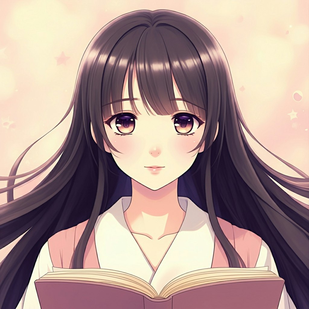 本を読む女の子