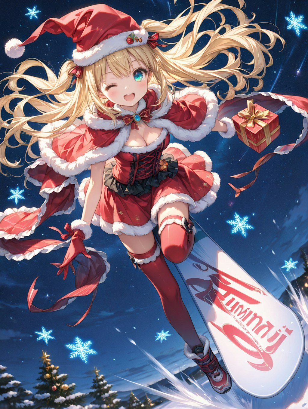 クリスマスプレゼントの特急配達