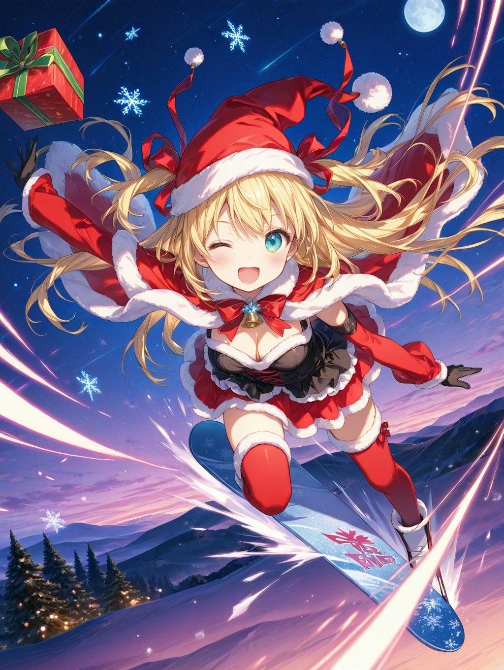 クリスマスプレゼントの特急配達