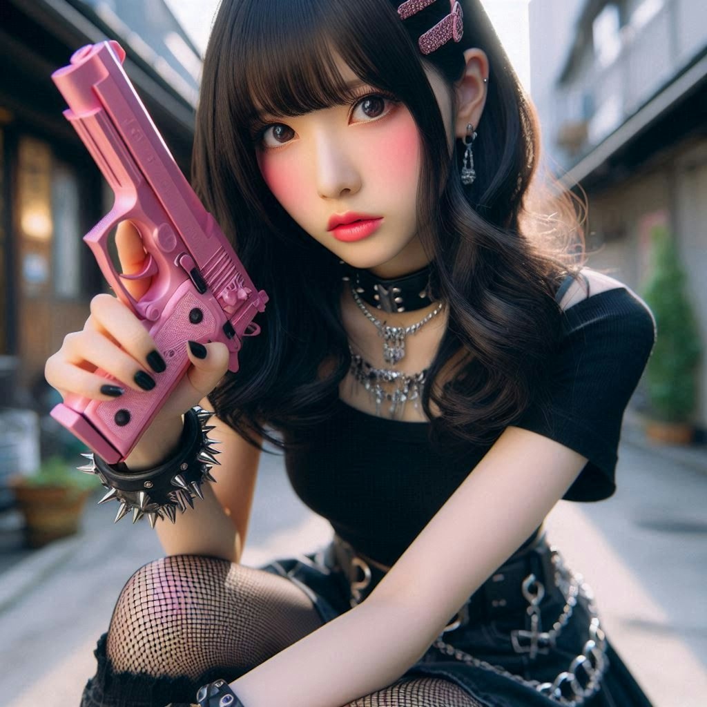 pink gun