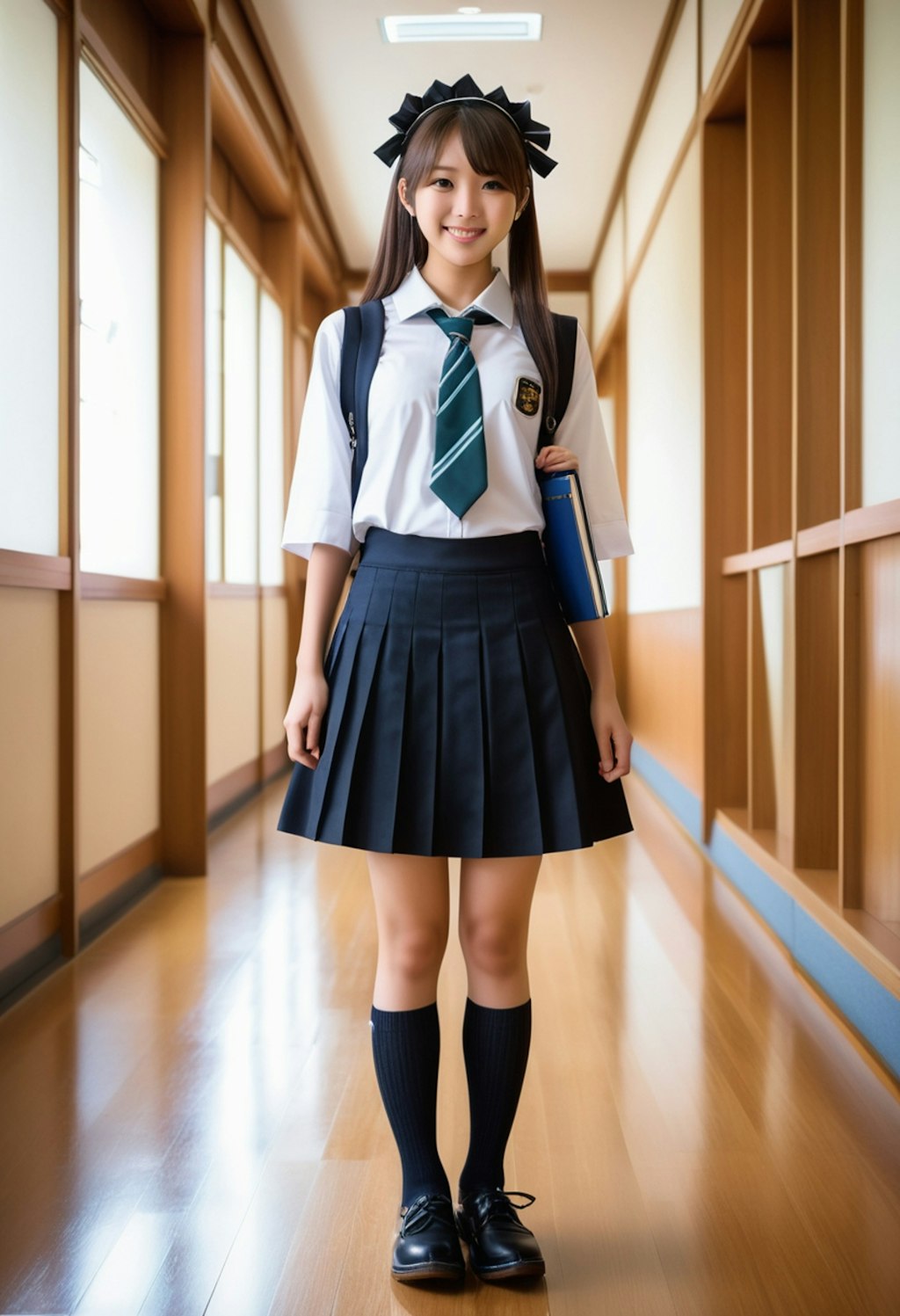 キュートなデザインのゴスロリ風お嬢様学校制服