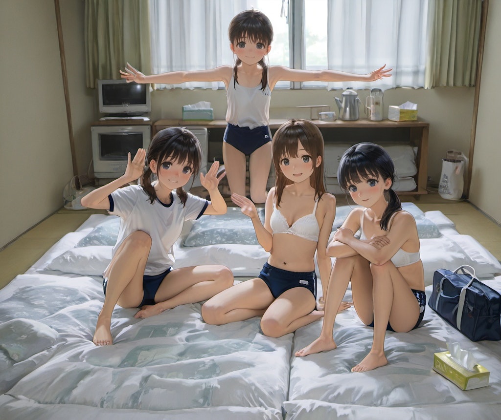 夏合宿の朝