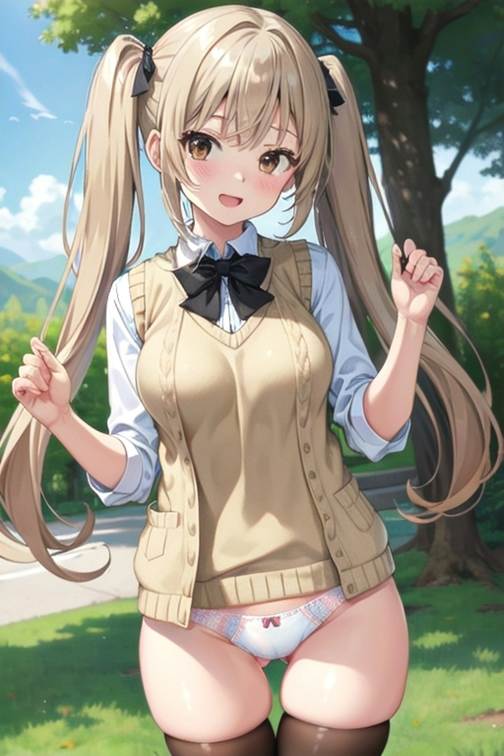 School twintails girl