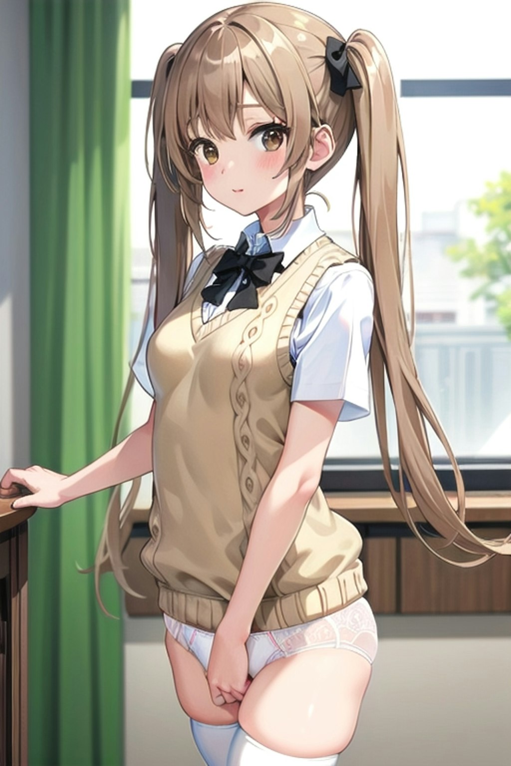 School twintails girl