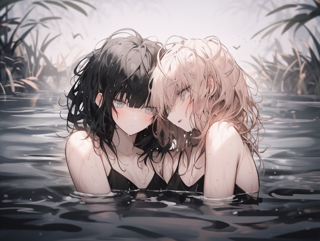 百合スク水　その2