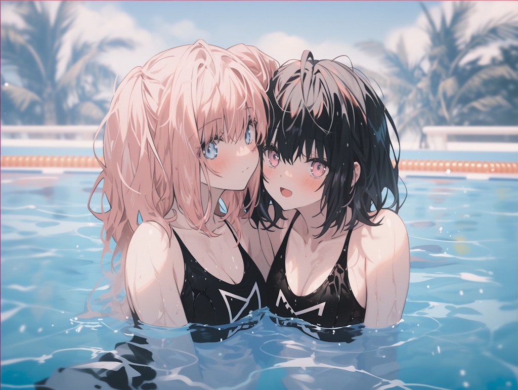 百合スク水　その2