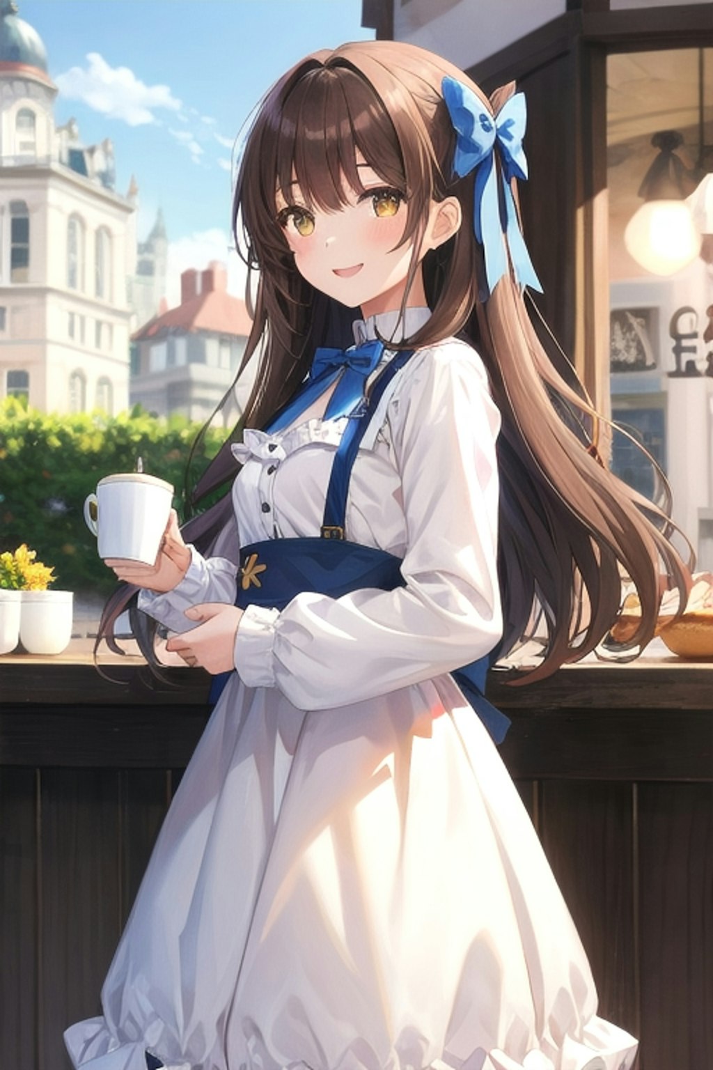 朝のひとときなごみちゃん☕𓈒𓏸︎︎︎︎♡