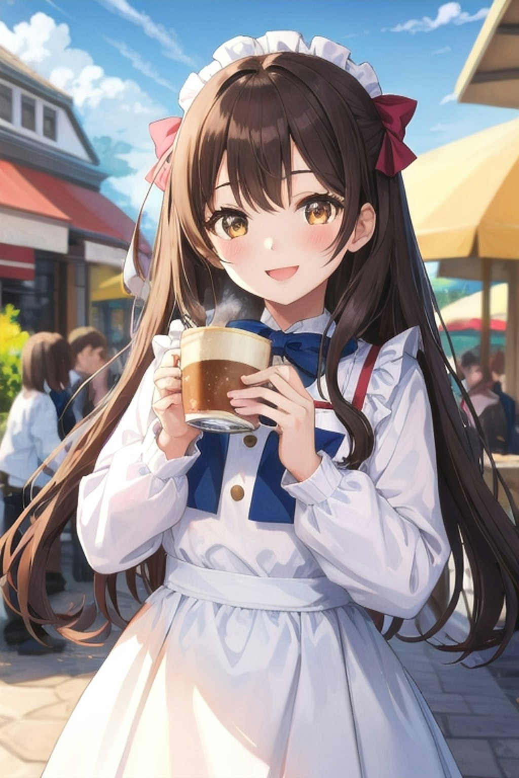 朝のひとときなごみちゃん☕𓈒𓏸︎︎︎︎♡