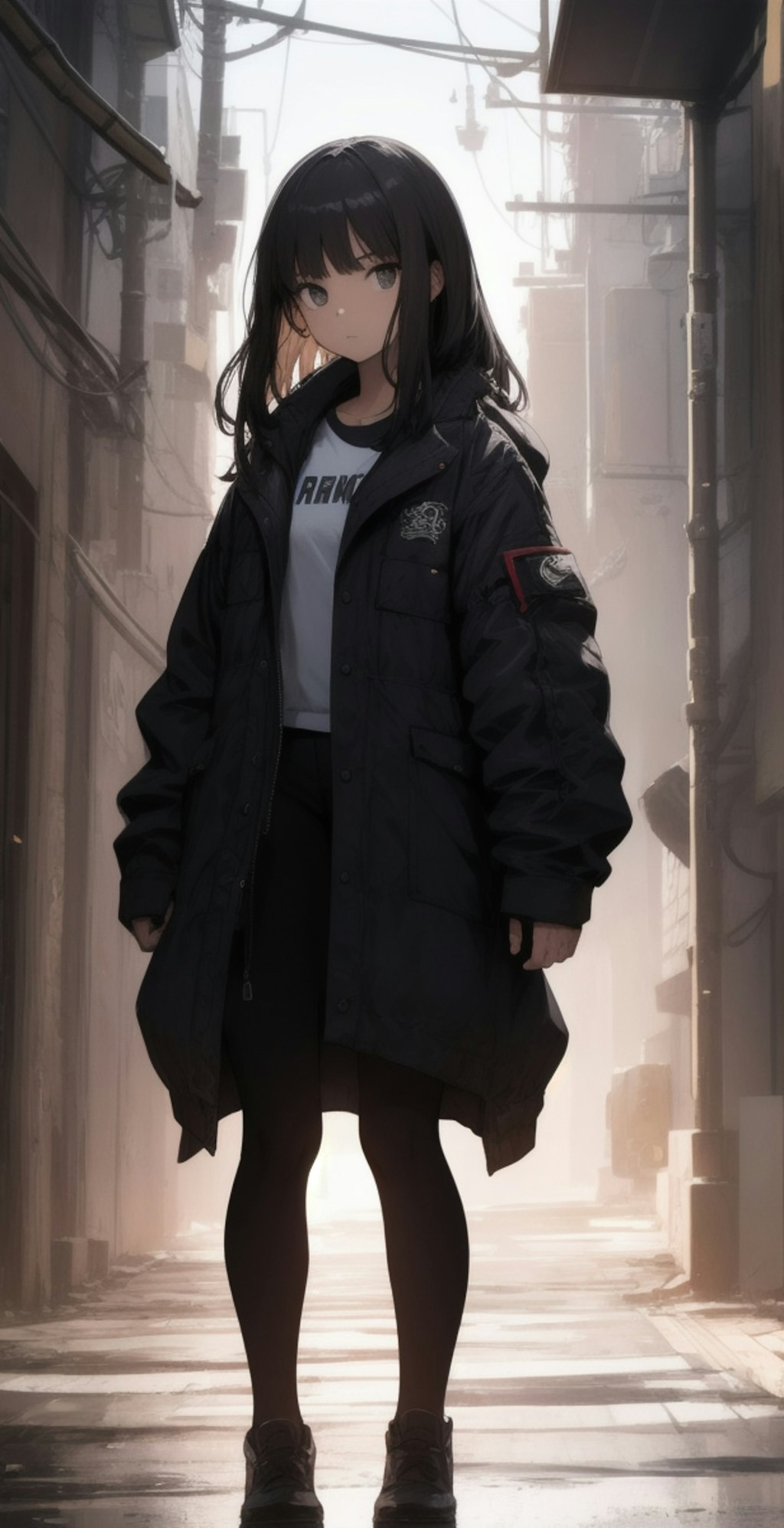 黒い服の女の子