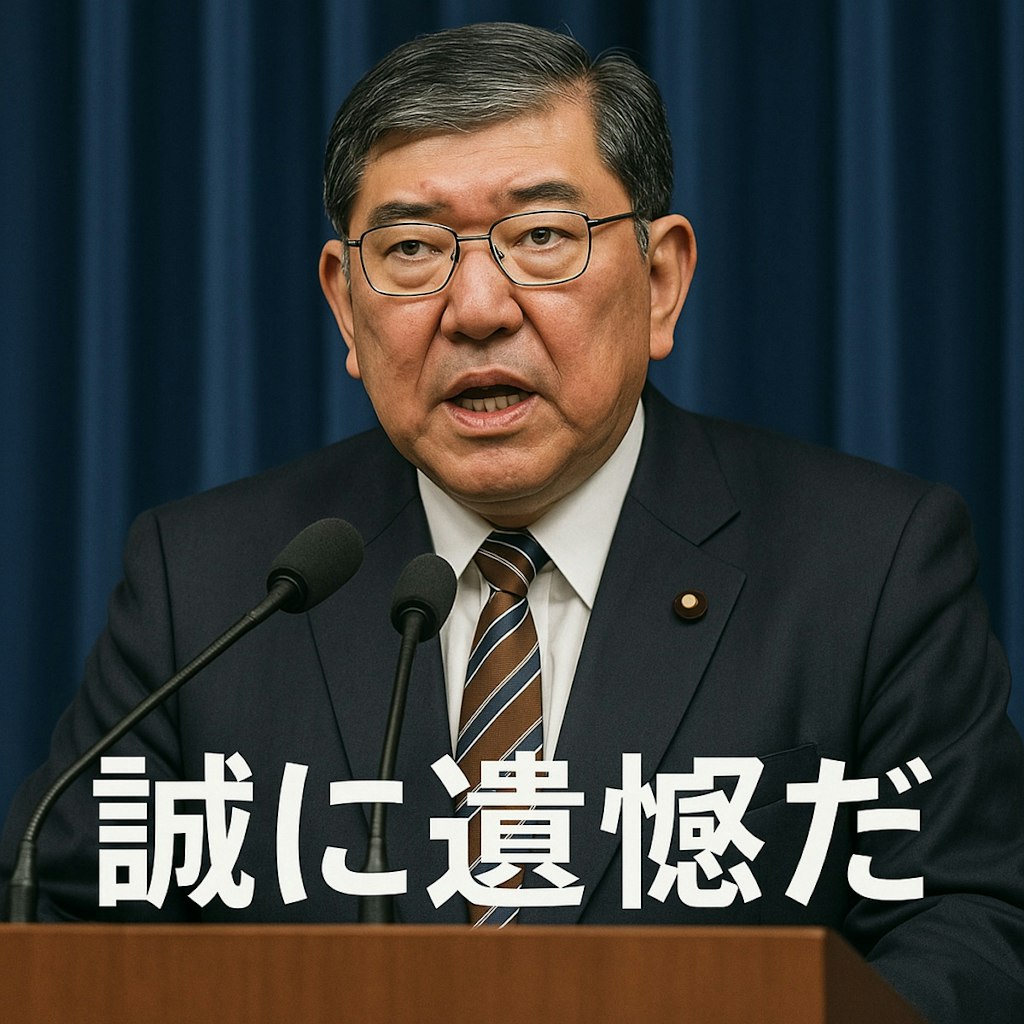 いつもの遺憾砲