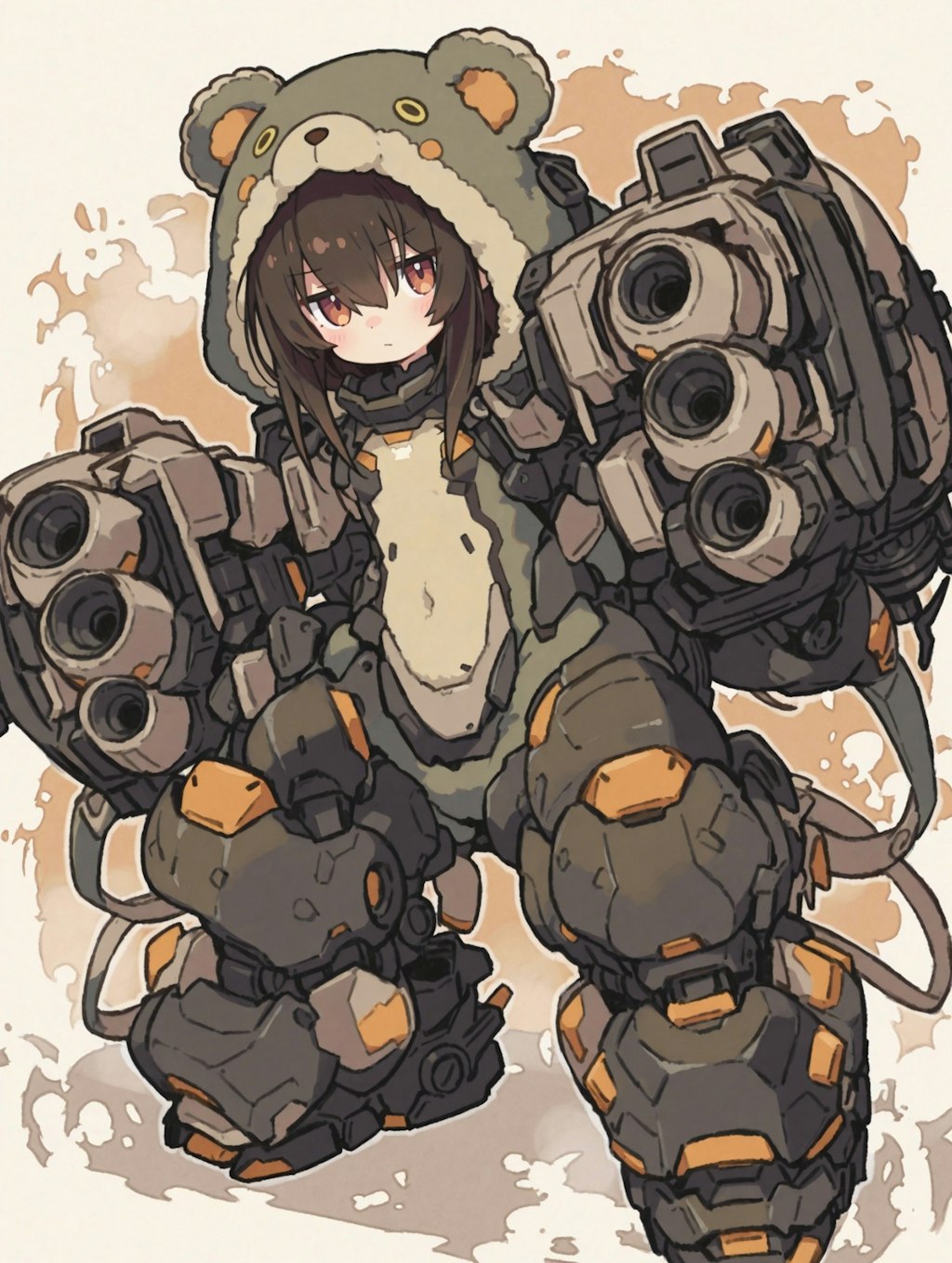 ジト目クマキャノン娘