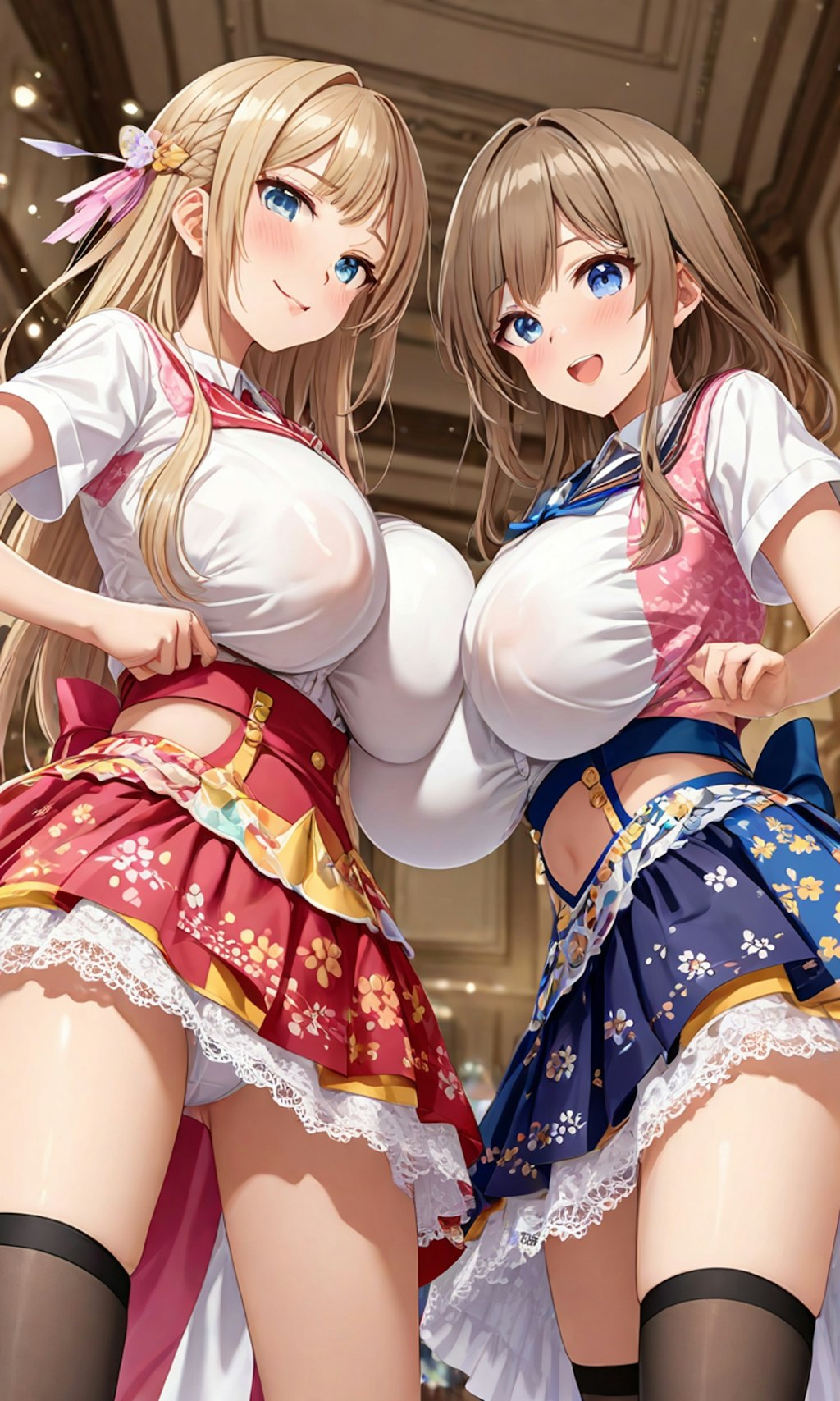 ぽろりとセーラー服と女子高校生と