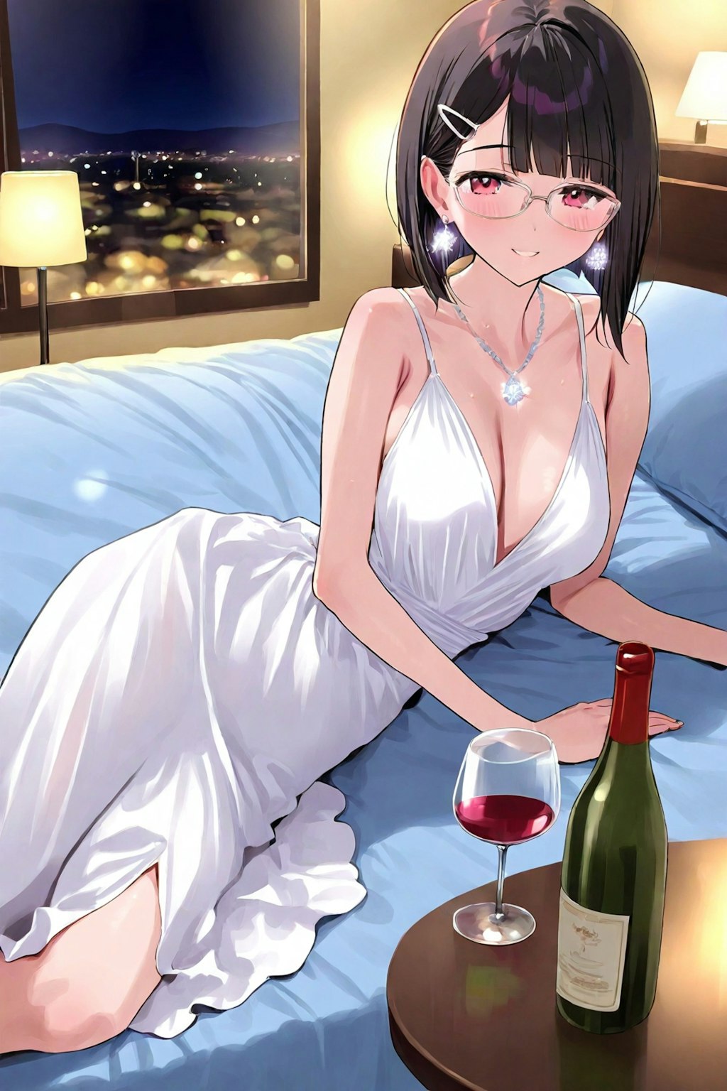 お持ち帰りのメガネちゃん🍷👓✨