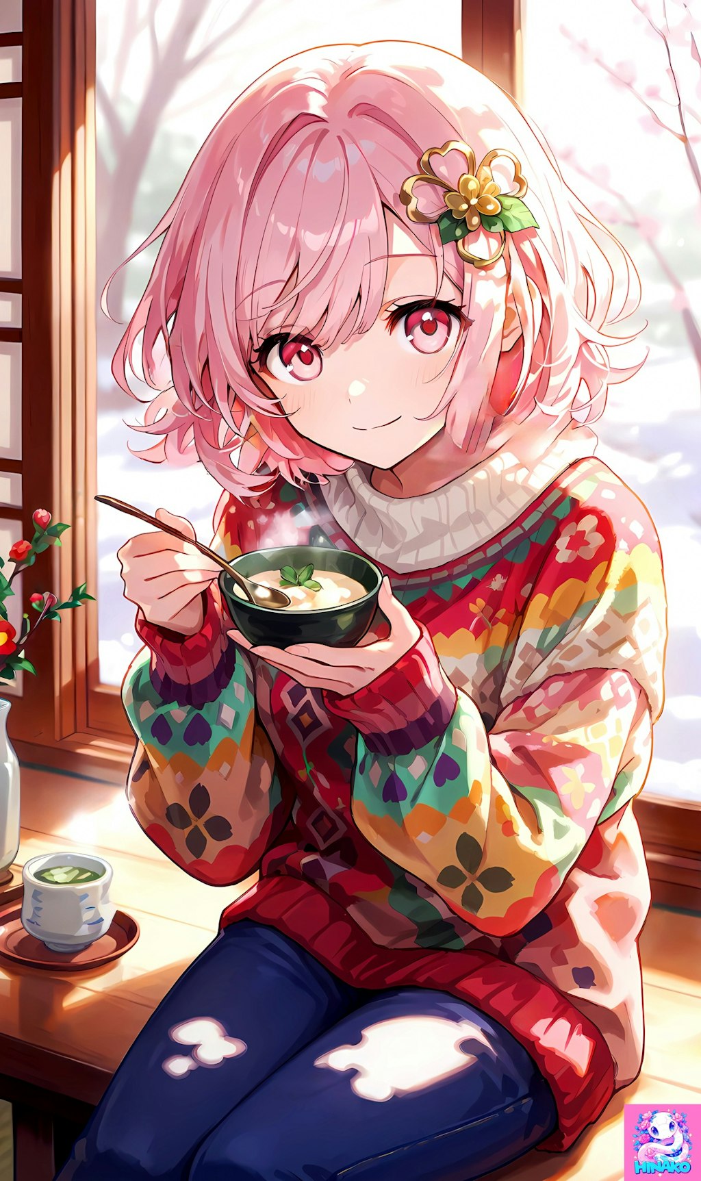 【1月7日】七草の日😆💖🥣🐍🥣🐍🥣🐍🎀💖🤸🏻‍♀️