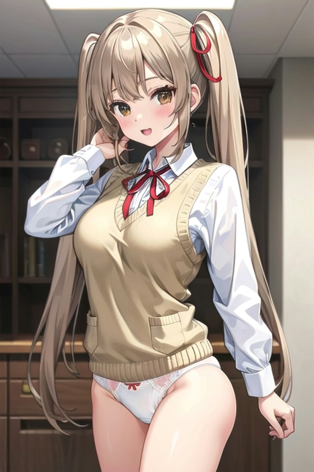 School twintails girl