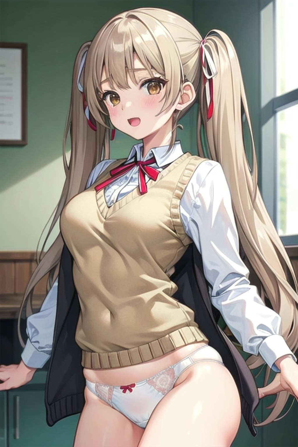 School twintails girl