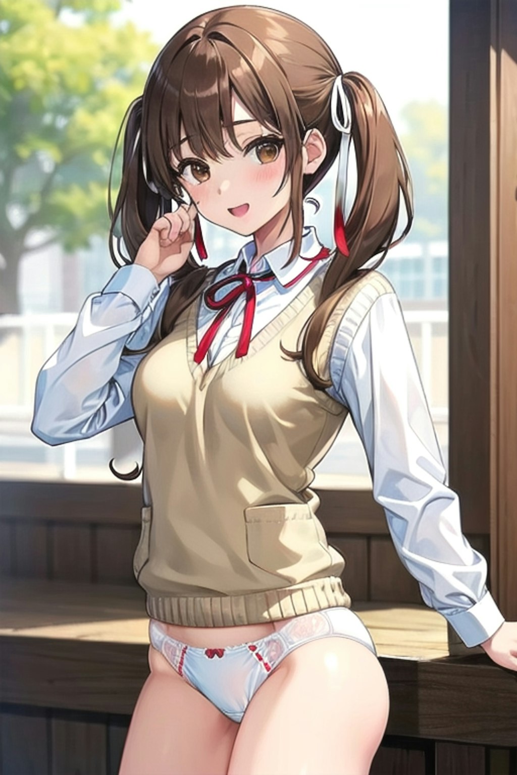 School twintails girl