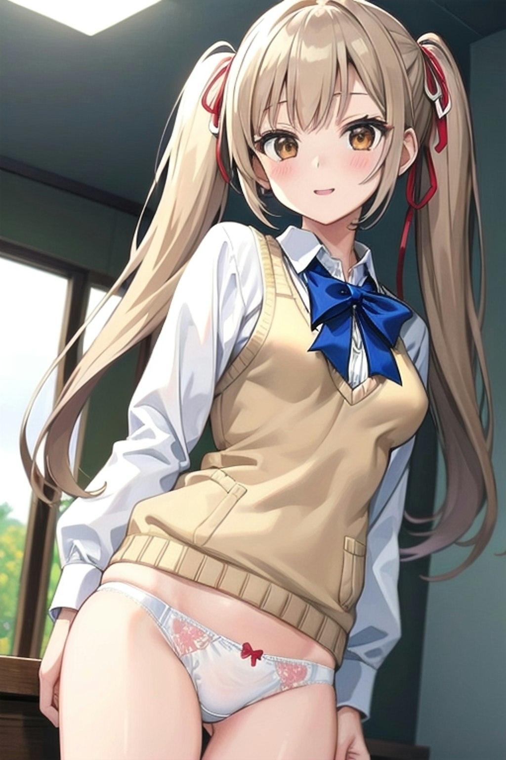 School twintails girl