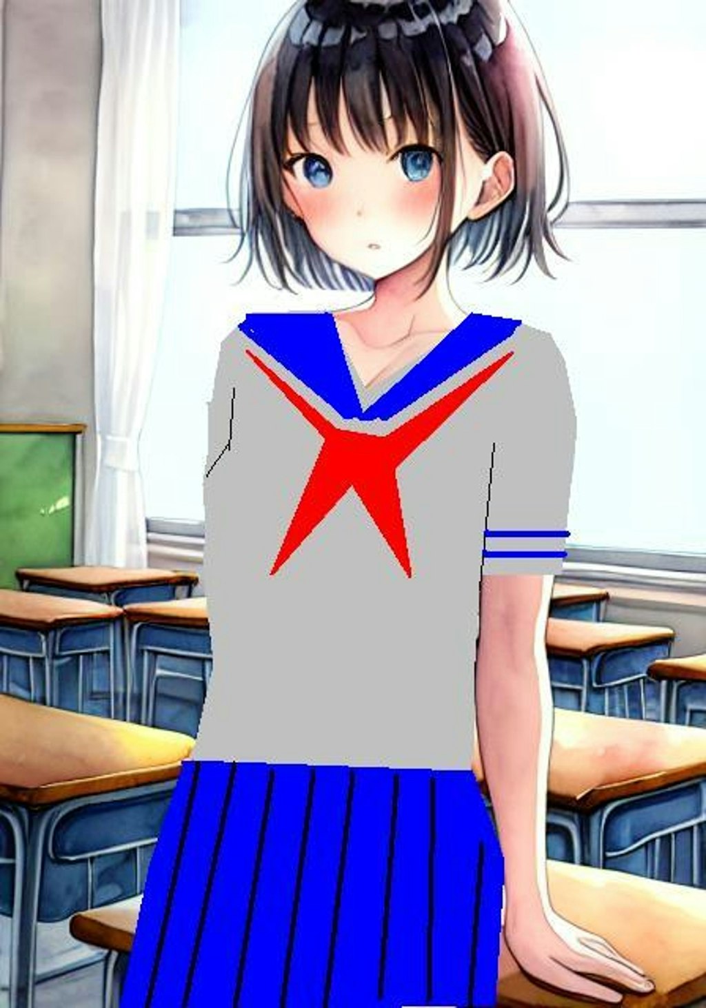 制服の下