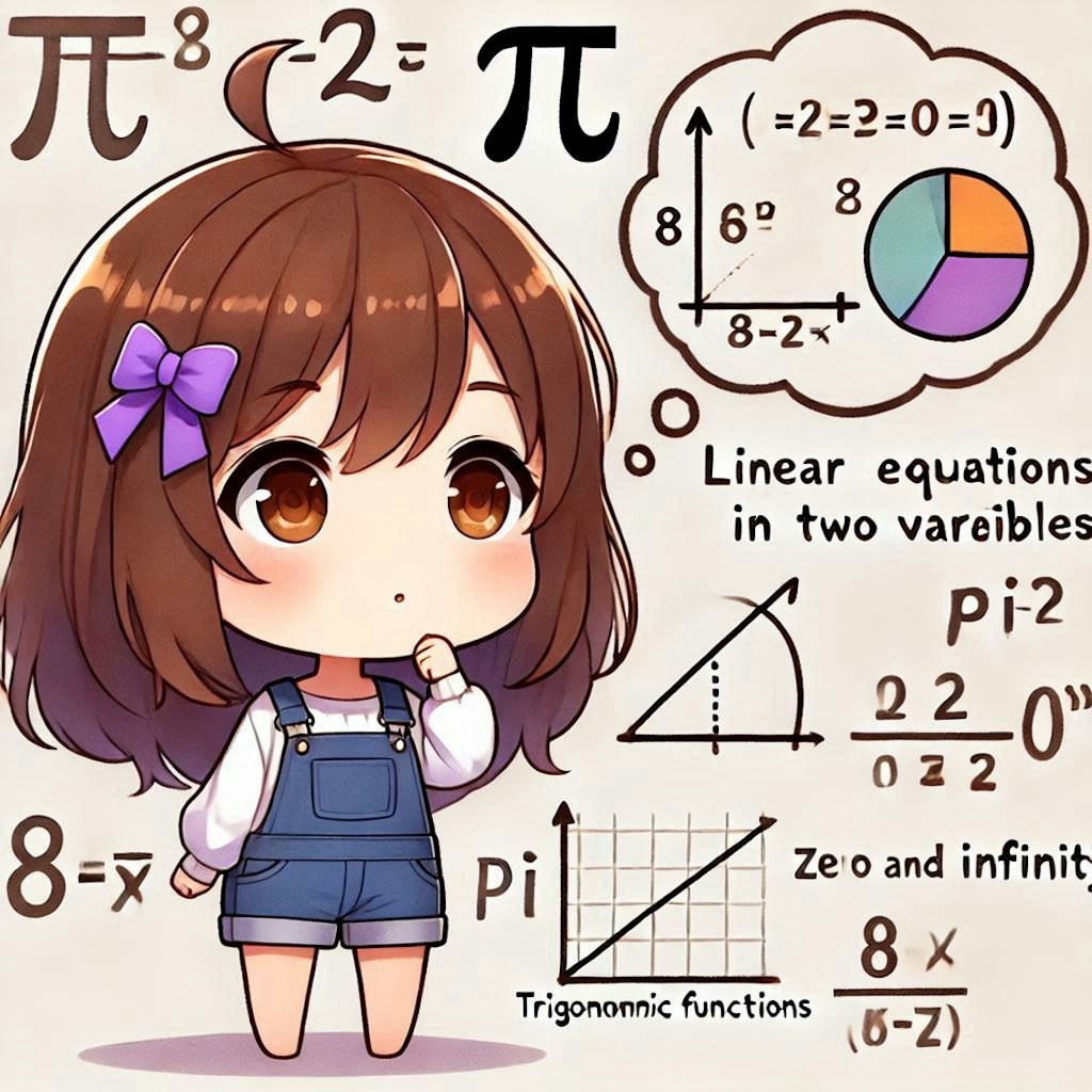 数学に挑む女の子