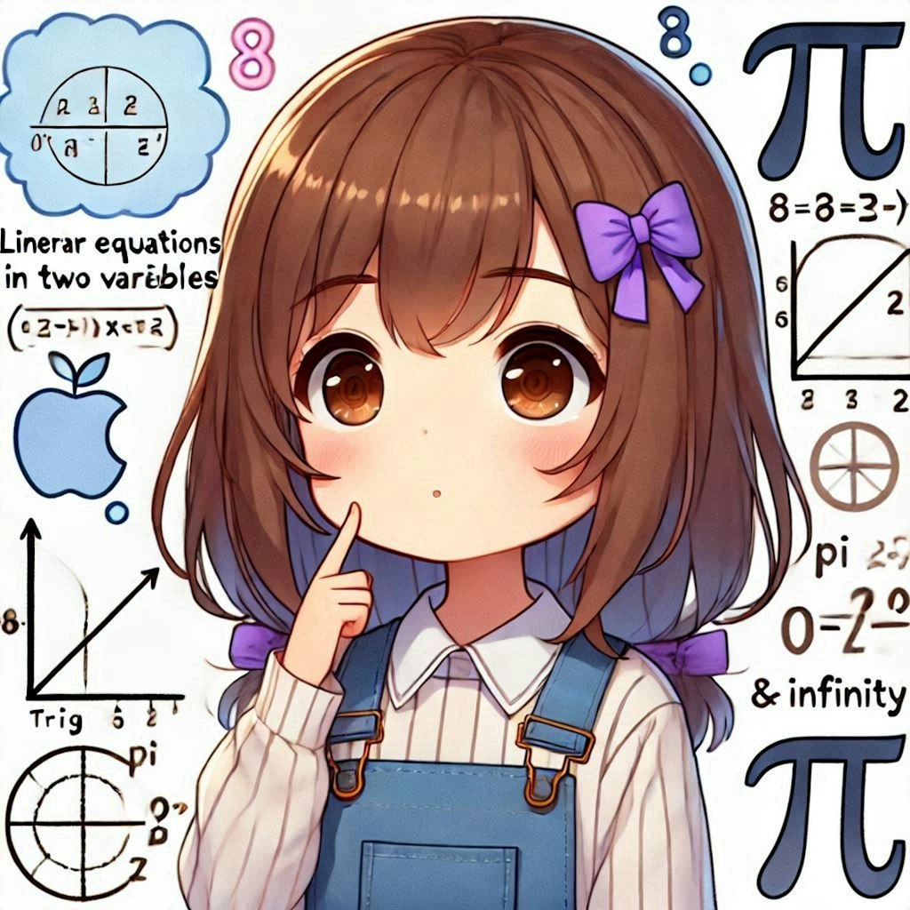 数学に挑む女の子