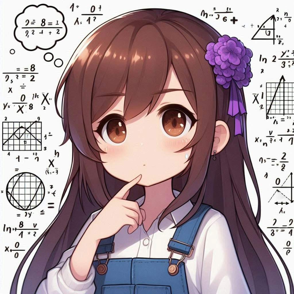 数学に挑む女の子