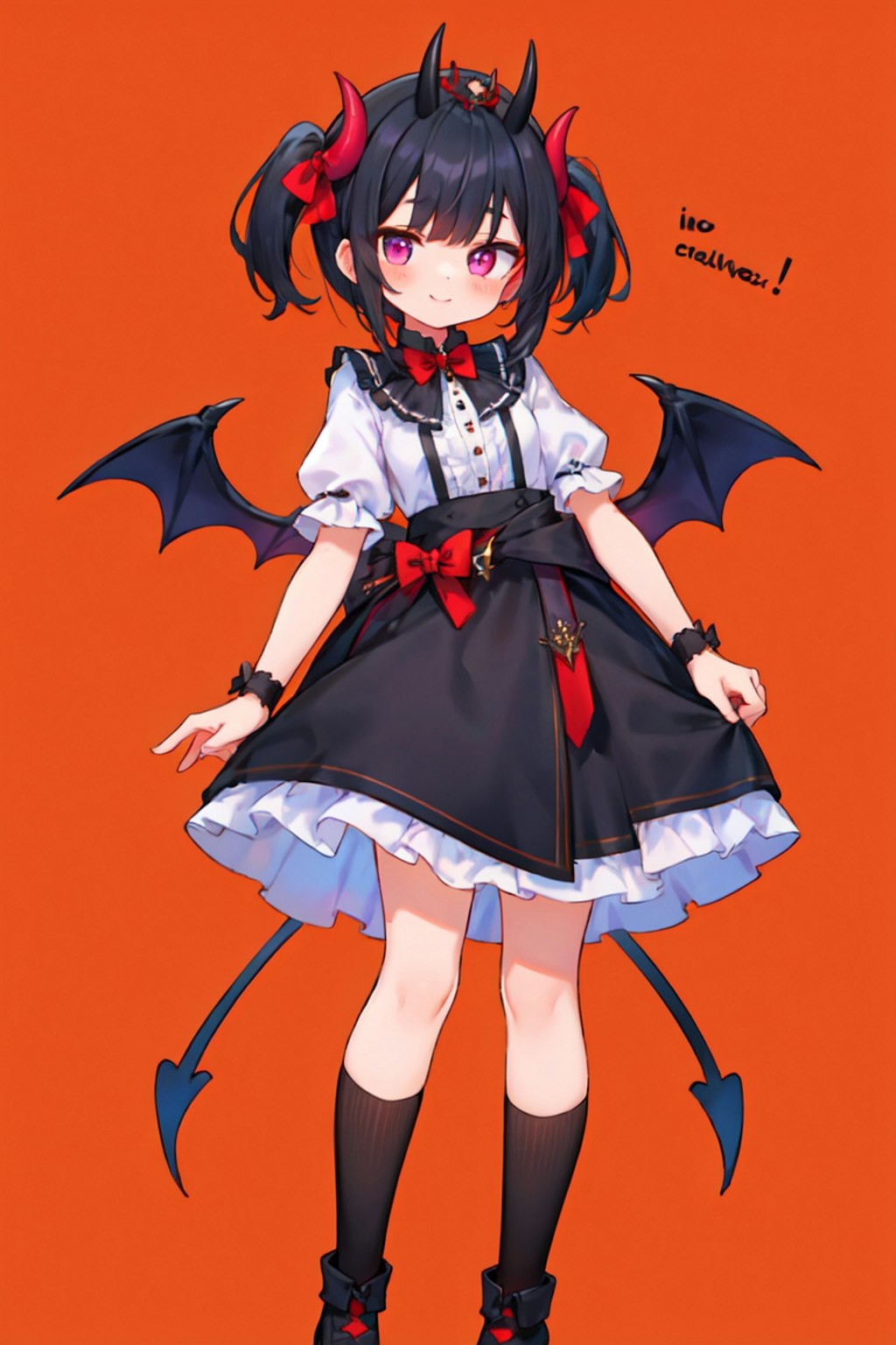 ハロウィンで角がついた悪魔のコスプレをしている、うちの子★（12枚）