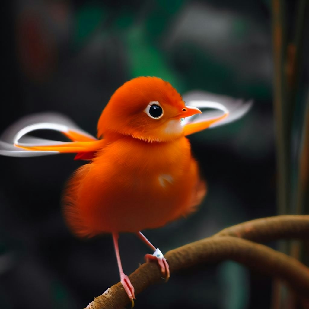 GPT-4 in bird form (orange 4)