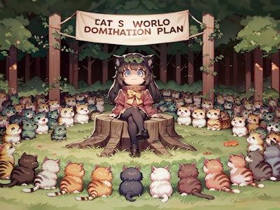 猫の猫による猫の為の世界征服会議場