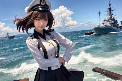 海の女の艦隊勤務