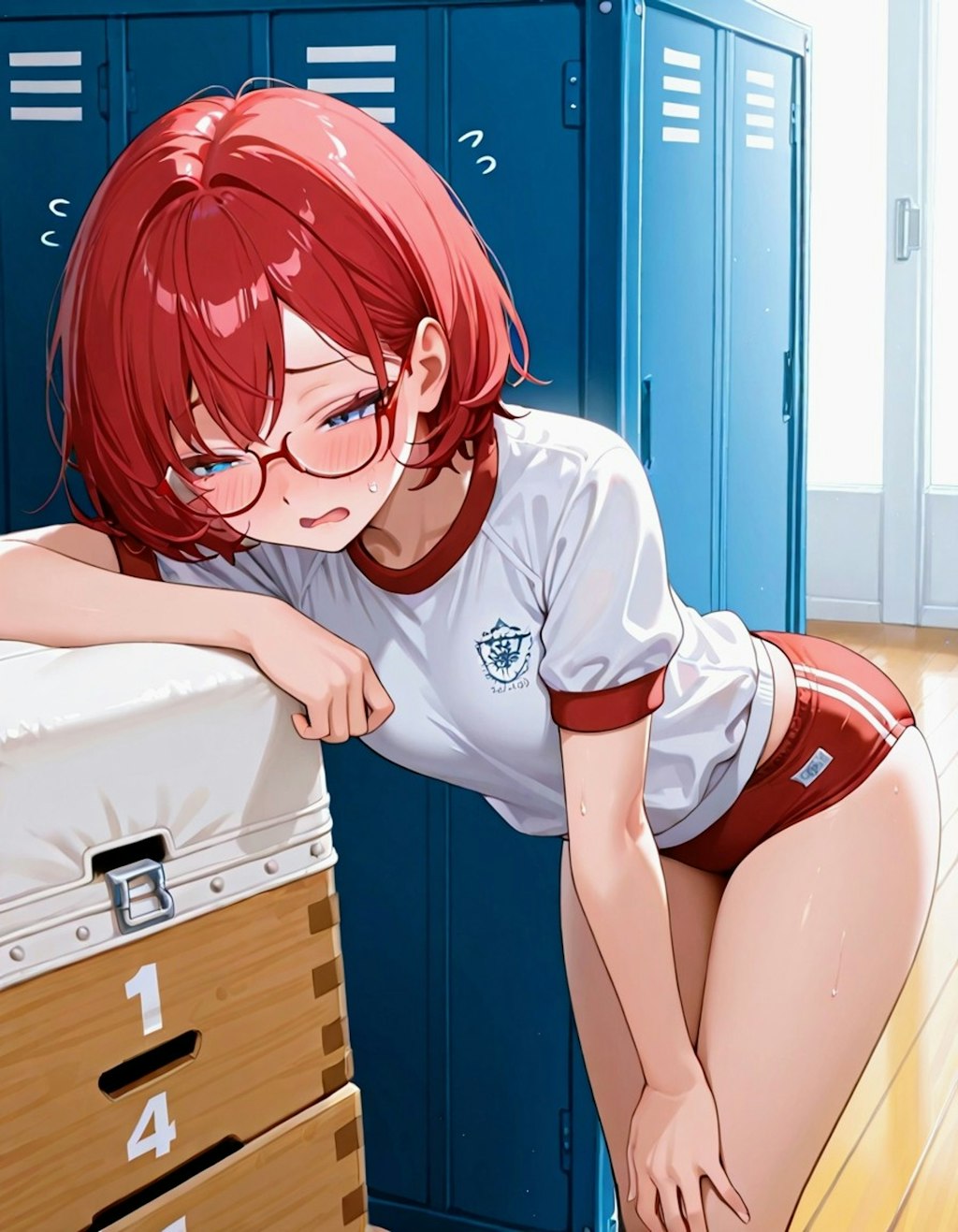 真澄お姉やんの跳び箱チャレンジ👓️