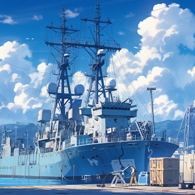 戦艦の展示