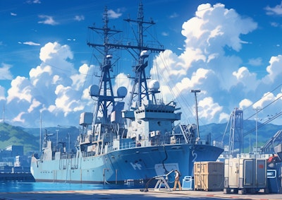 戦艦の展示