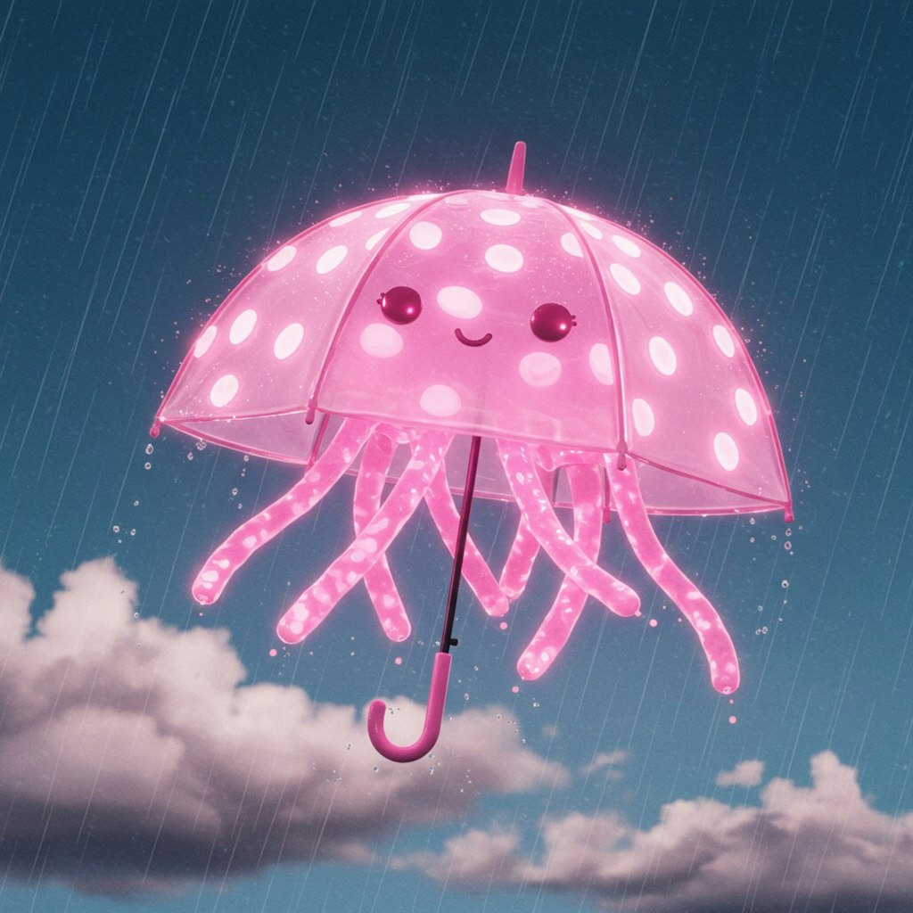 ももほうくん傘