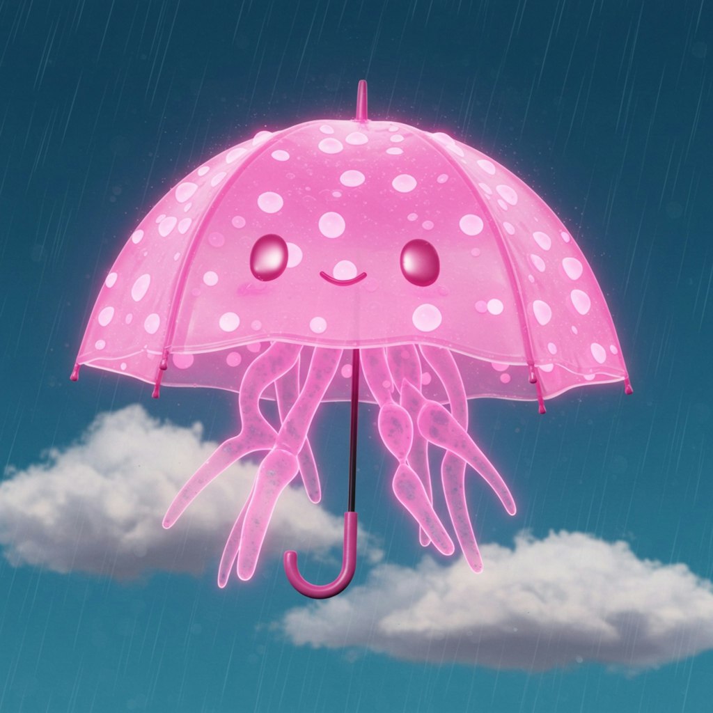 ももほうくん傘