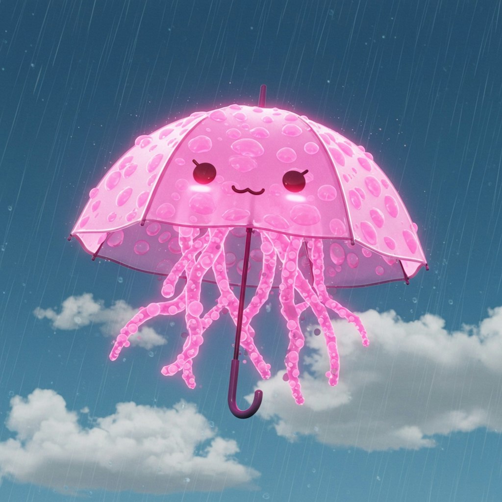 ももほうくん傘