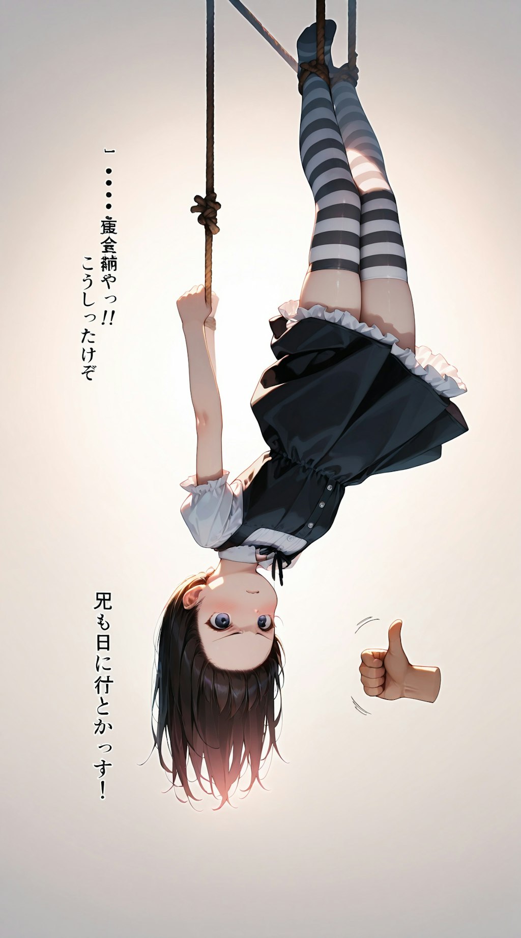 逆さ吊り 1