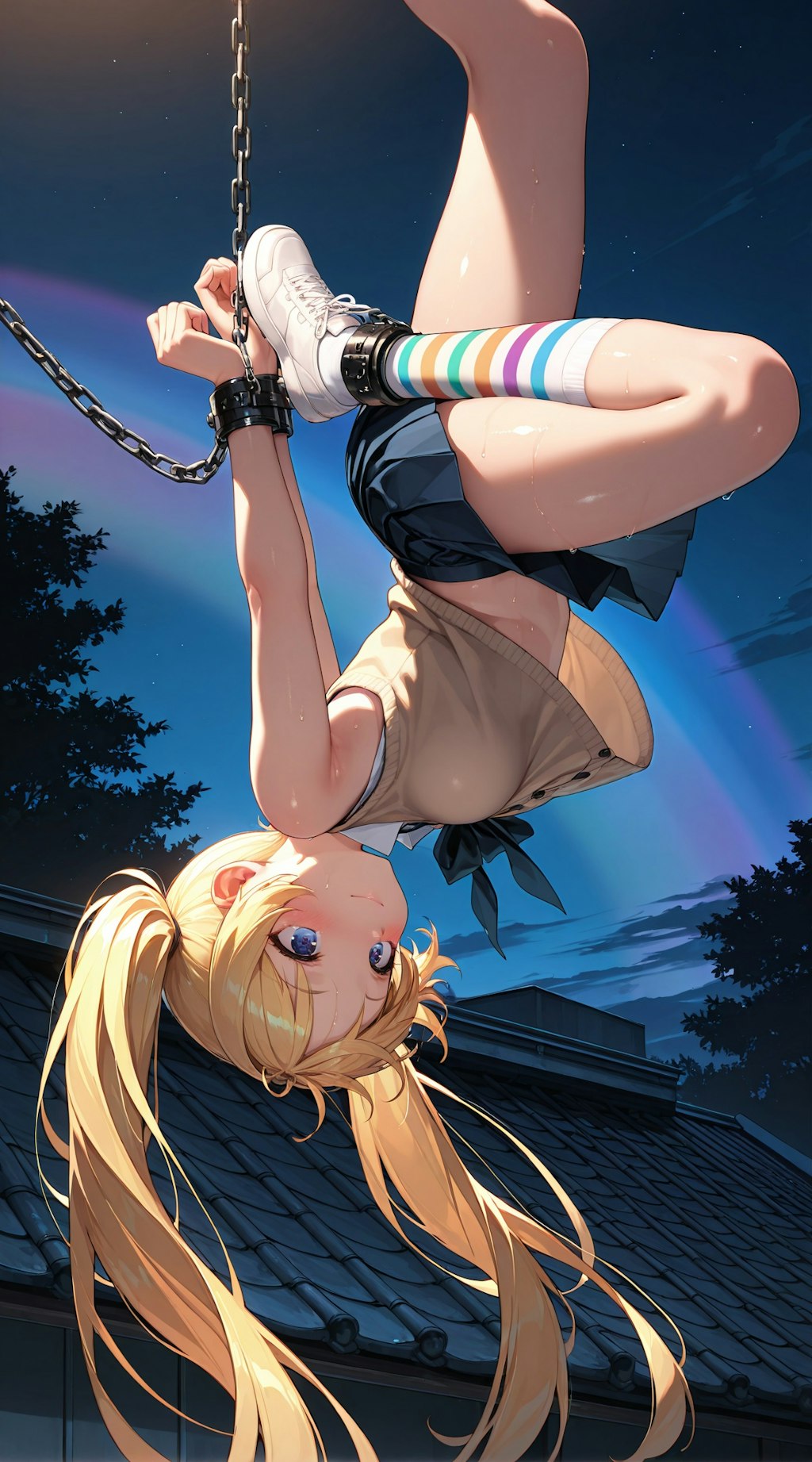 逆さ吊り 1