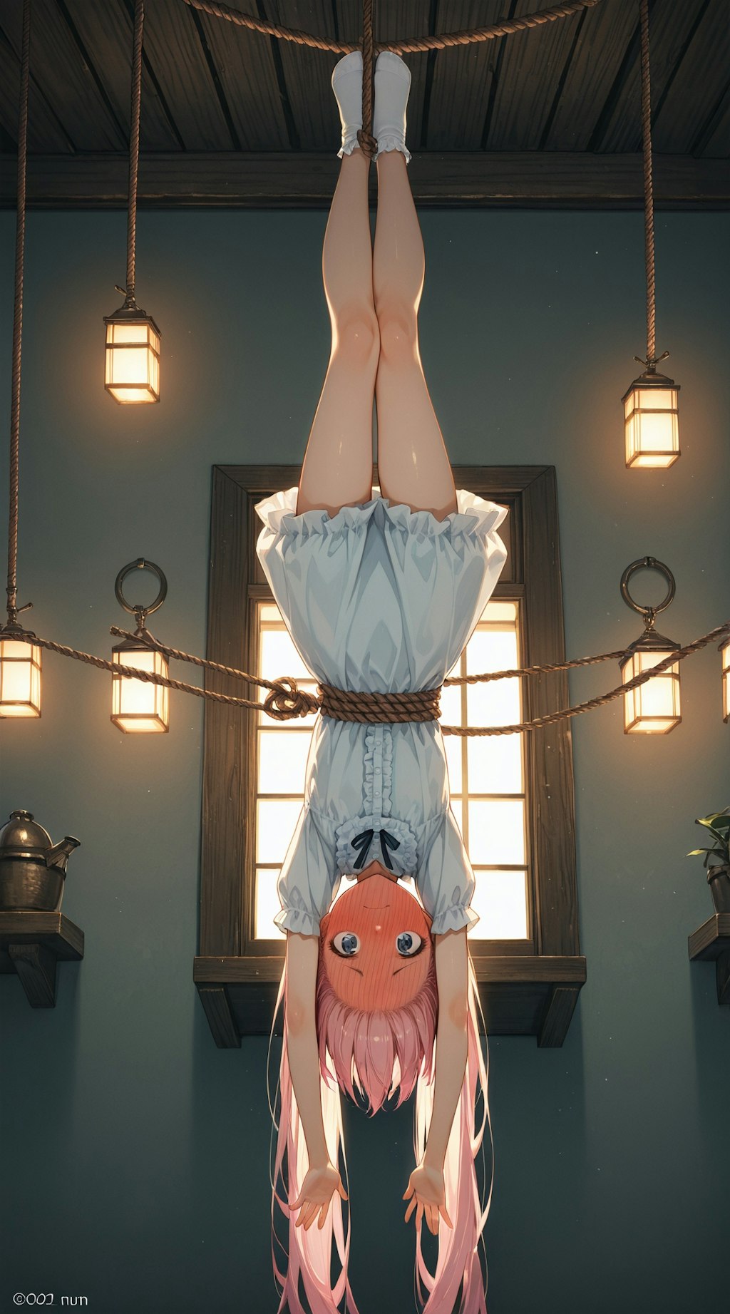 逆さ吊り 1