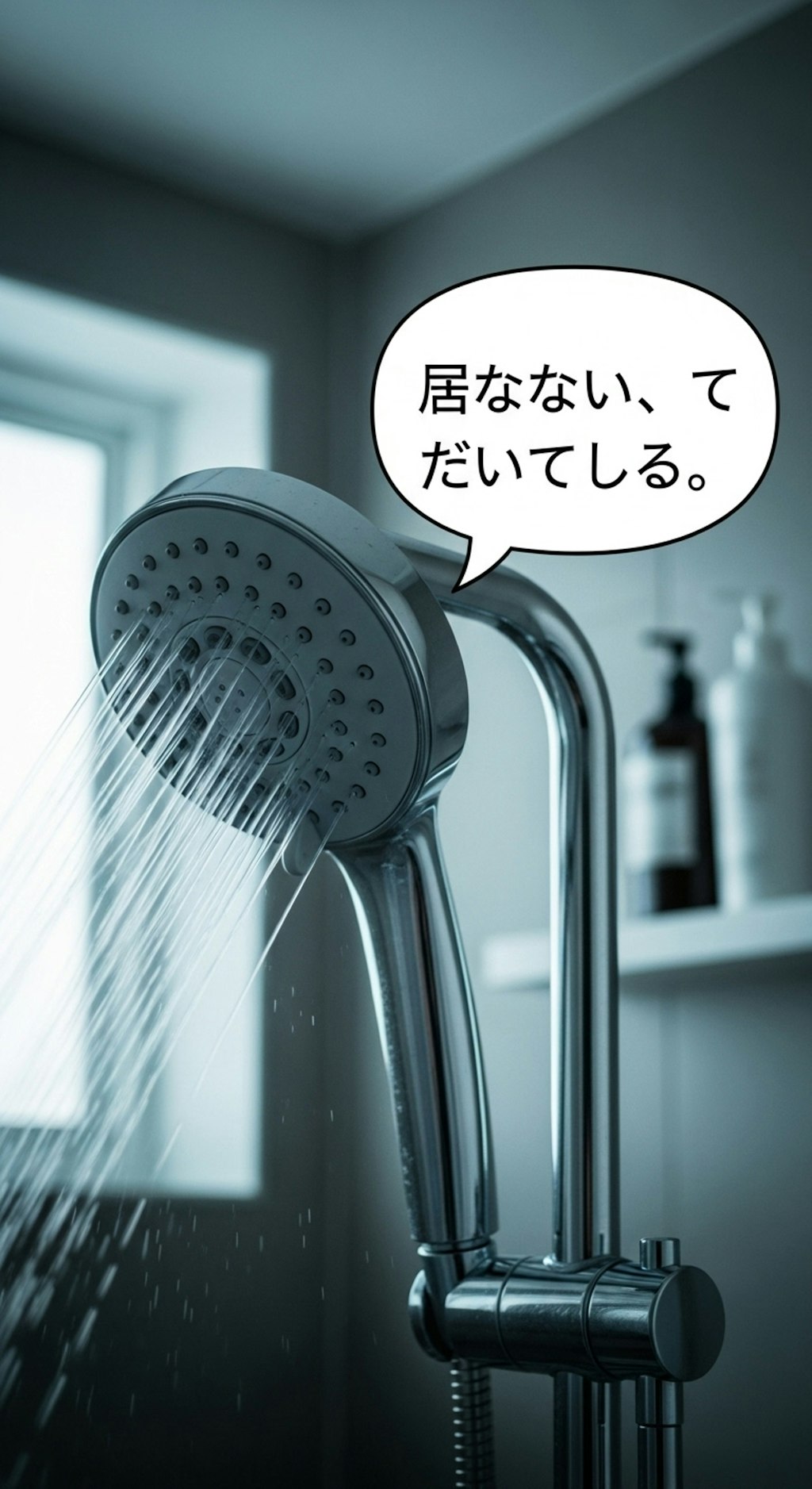 今日はシャワーヘッドを喋らせてみた
