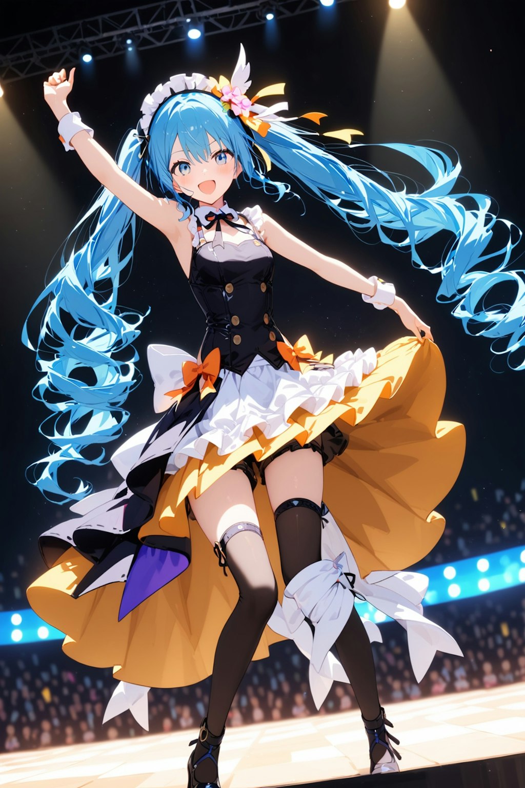 踊る美少女アイドル