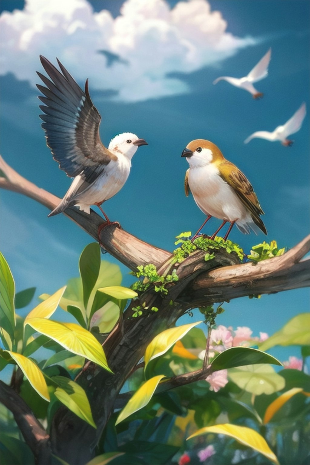鳥の歌いまは絶え