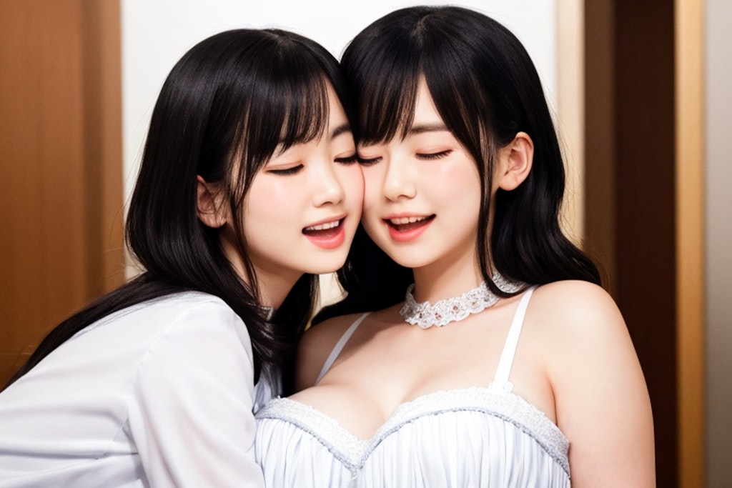 接吻。アイドルと百合