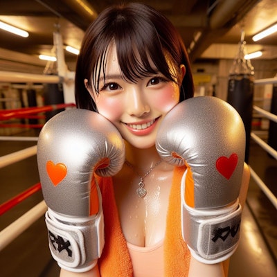 ボクシング銀橙1726-