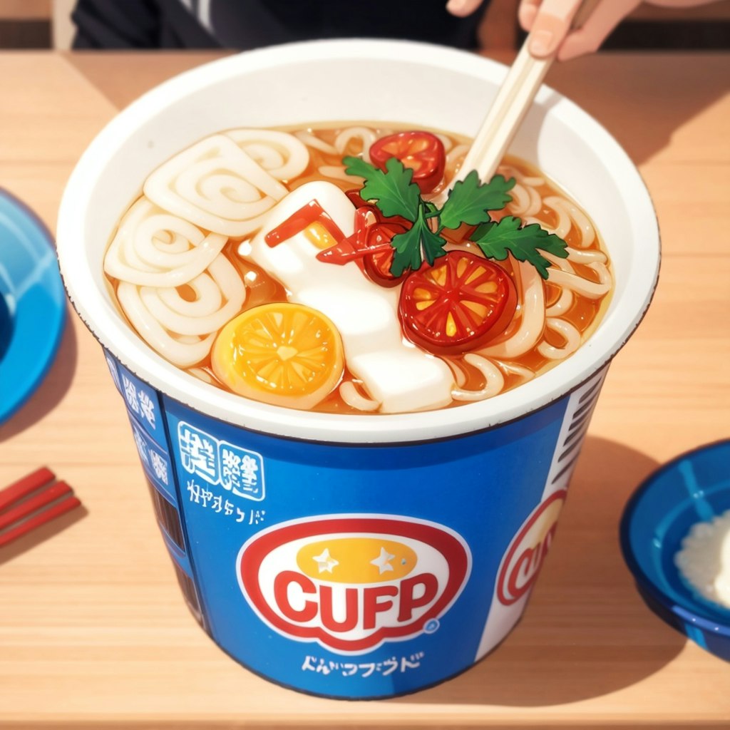 AQUAで海鮮麺