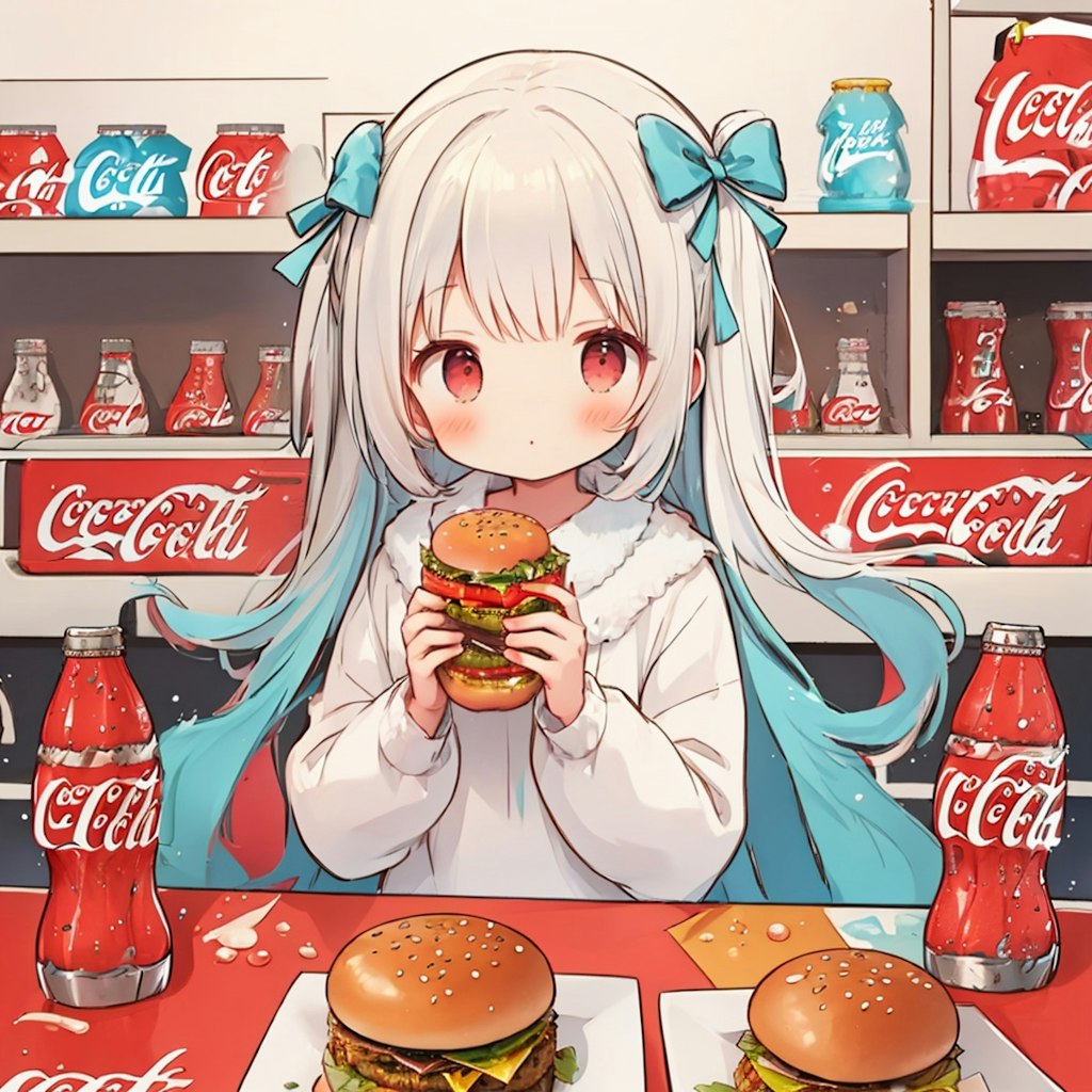 このハンバーガーとコーラは世界で一番売れているから世界で一番美味しい