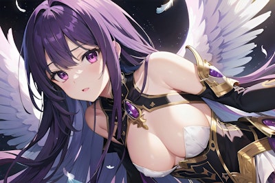 紫の天使(白羽の時