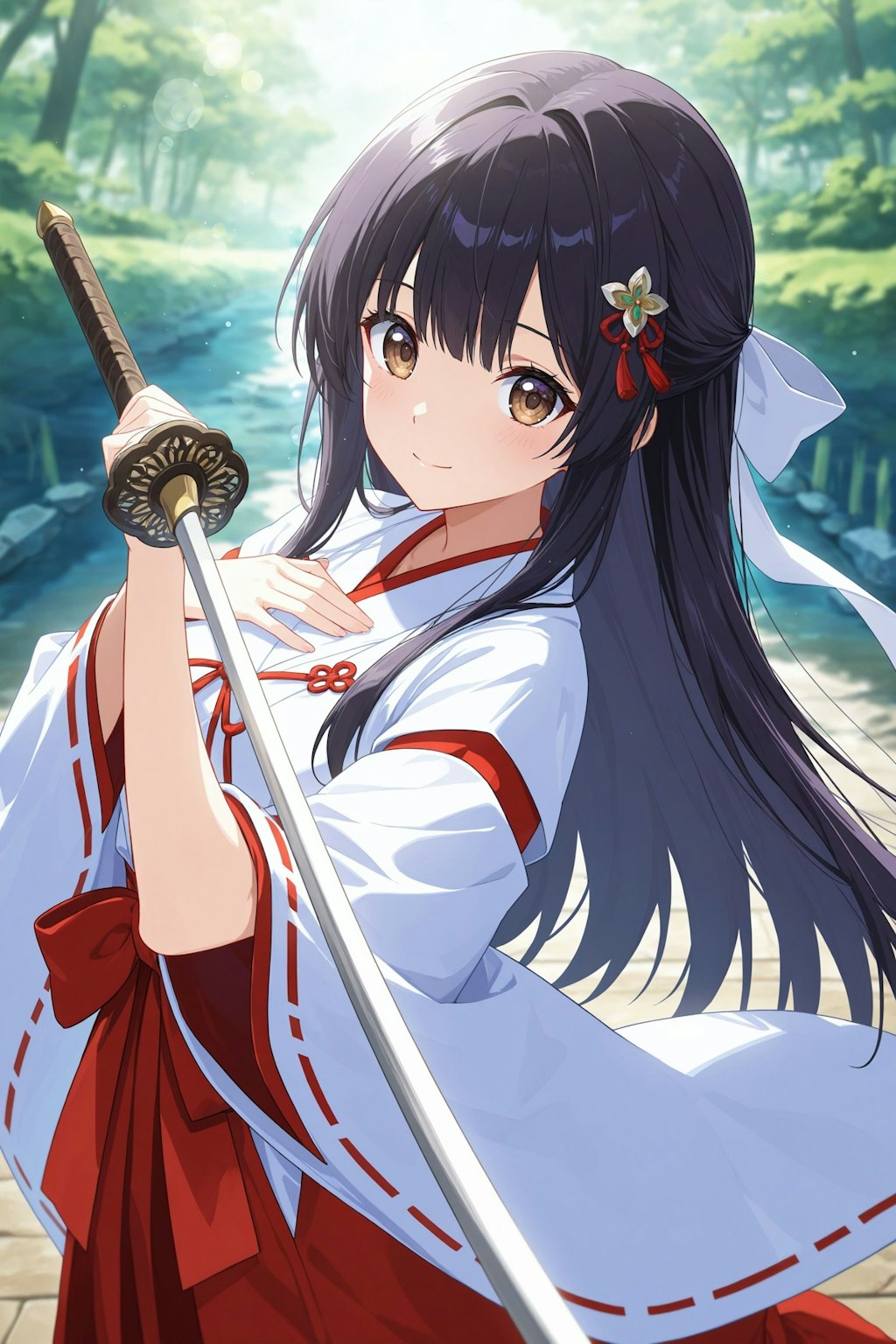 異世界神社の巫女さん